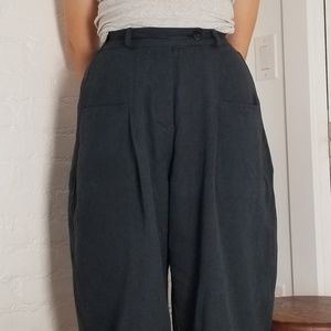 MATKA Organic Wool/Cotton Wide leg Trousers Size S